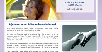 Conferencia Las Relaciones Madrid 6 de Mayo